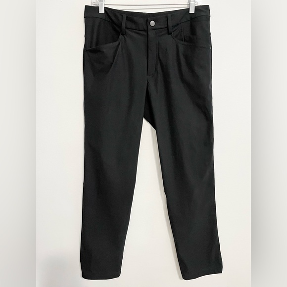 lululemon athletica Other - Lululemon Men’s ABC Classic Fit 5 Pocket Pants in Black. Size 34 Tall/Long